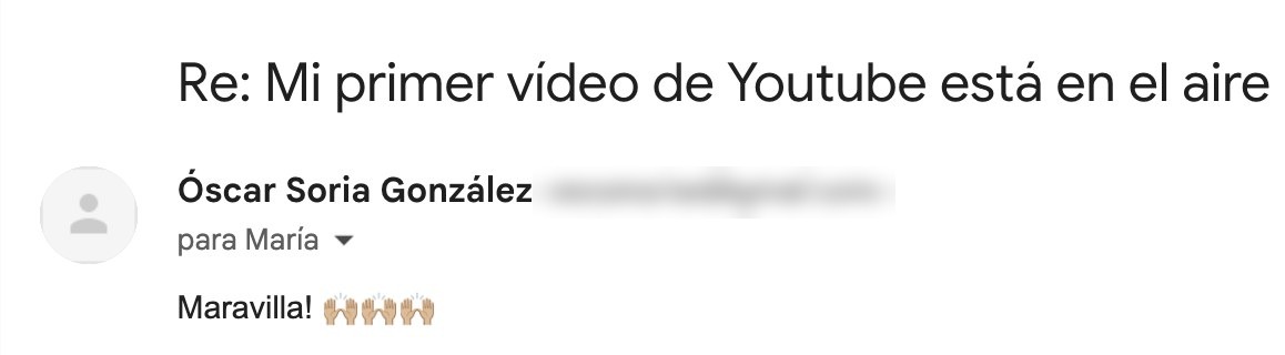 Respuesta a la newsletter 1