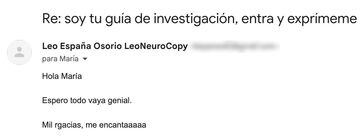 Respuesta a la newsletter 7