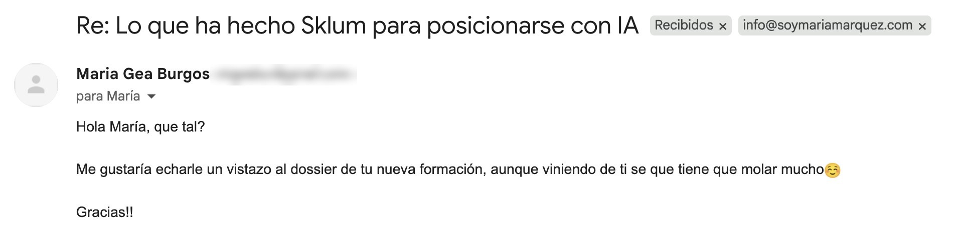 Respuesta a la newsletter 2