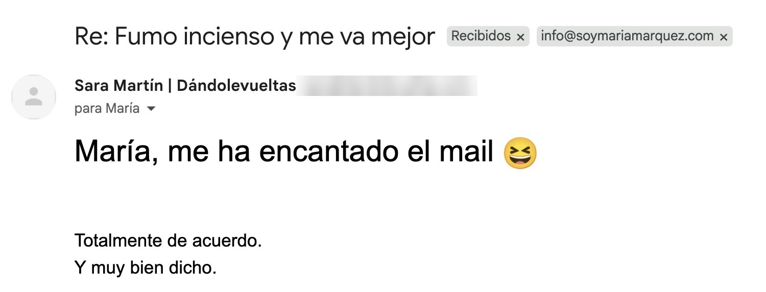 Respuesta a la newsletter 12