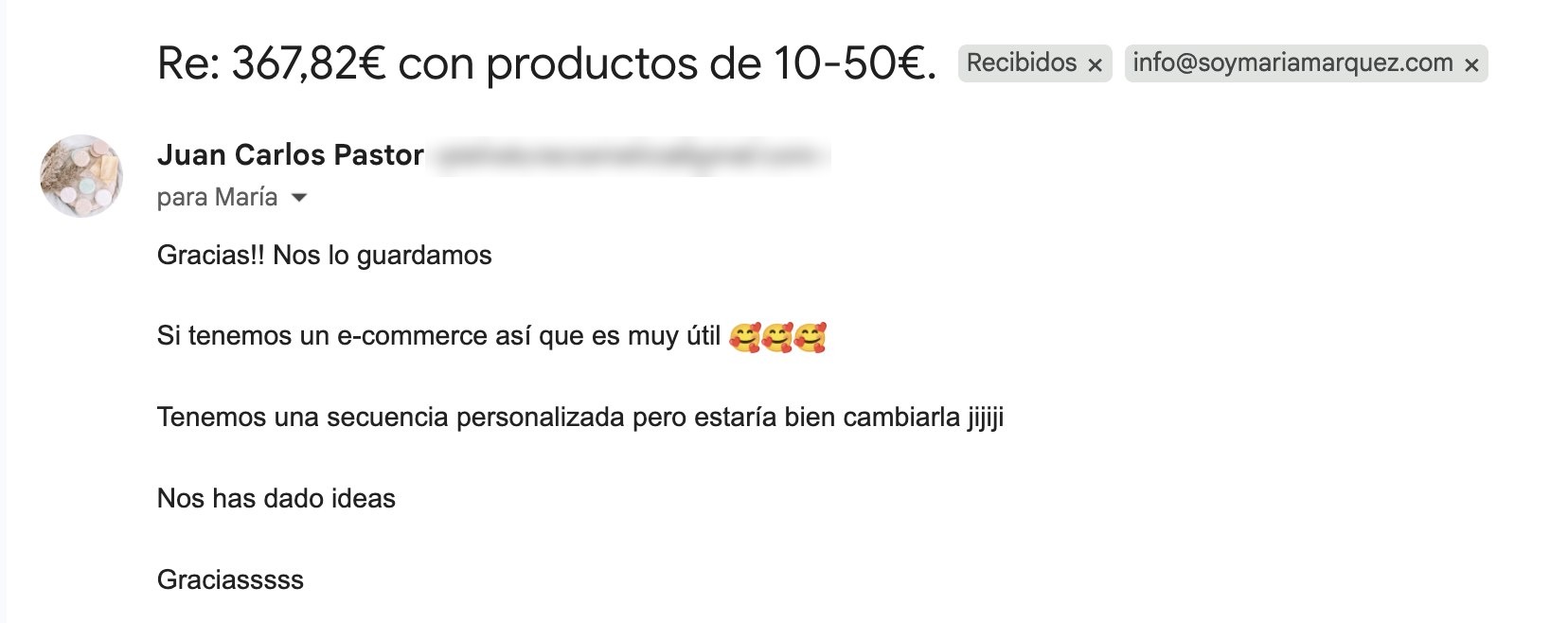 Respuesta a la newsletter 3